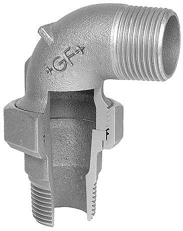 Knieholländer Fig. 101 1/2" schwarz