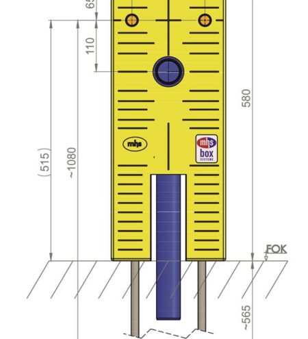 mhs Spültisch 12051KE5ge0000 Auslass 153mm STS-L/KE/16/G-Kelit Kelox